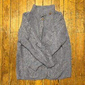 Periwinkle Cable Knit Cardigan